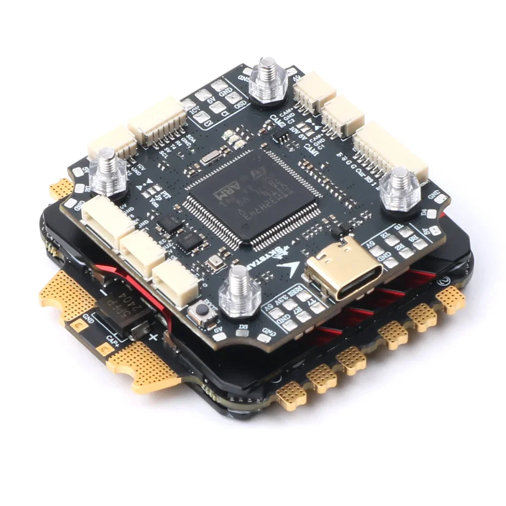 

H743 HD betaflight Flight Controller H7 X8 With OSD & KM80 80A Blheli_32 4IN1 ESC for FPV drones