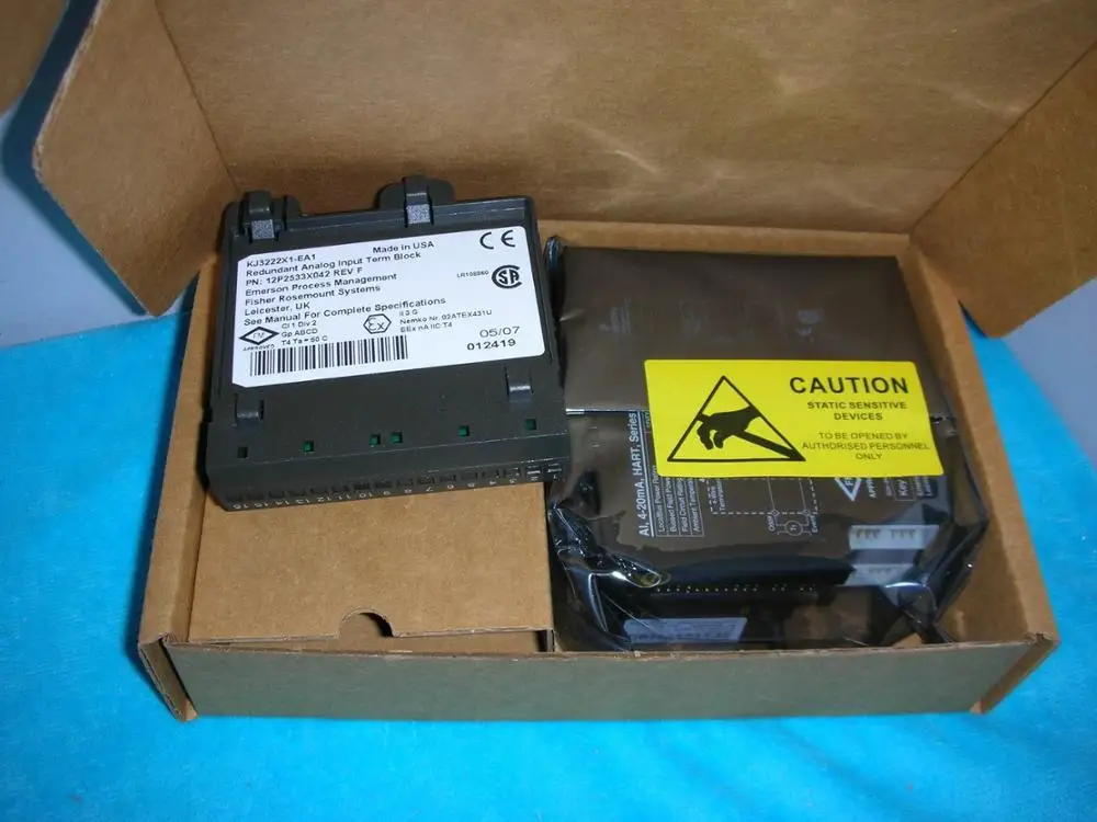 EMERSON DeltaV KJ3222X1-BA1 + KJ3222X1-EA1 / VE4033S2B1