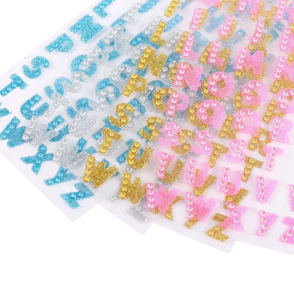 Crystal DIY A-Z Words Self Adhesive Decals Home Wall Decoration