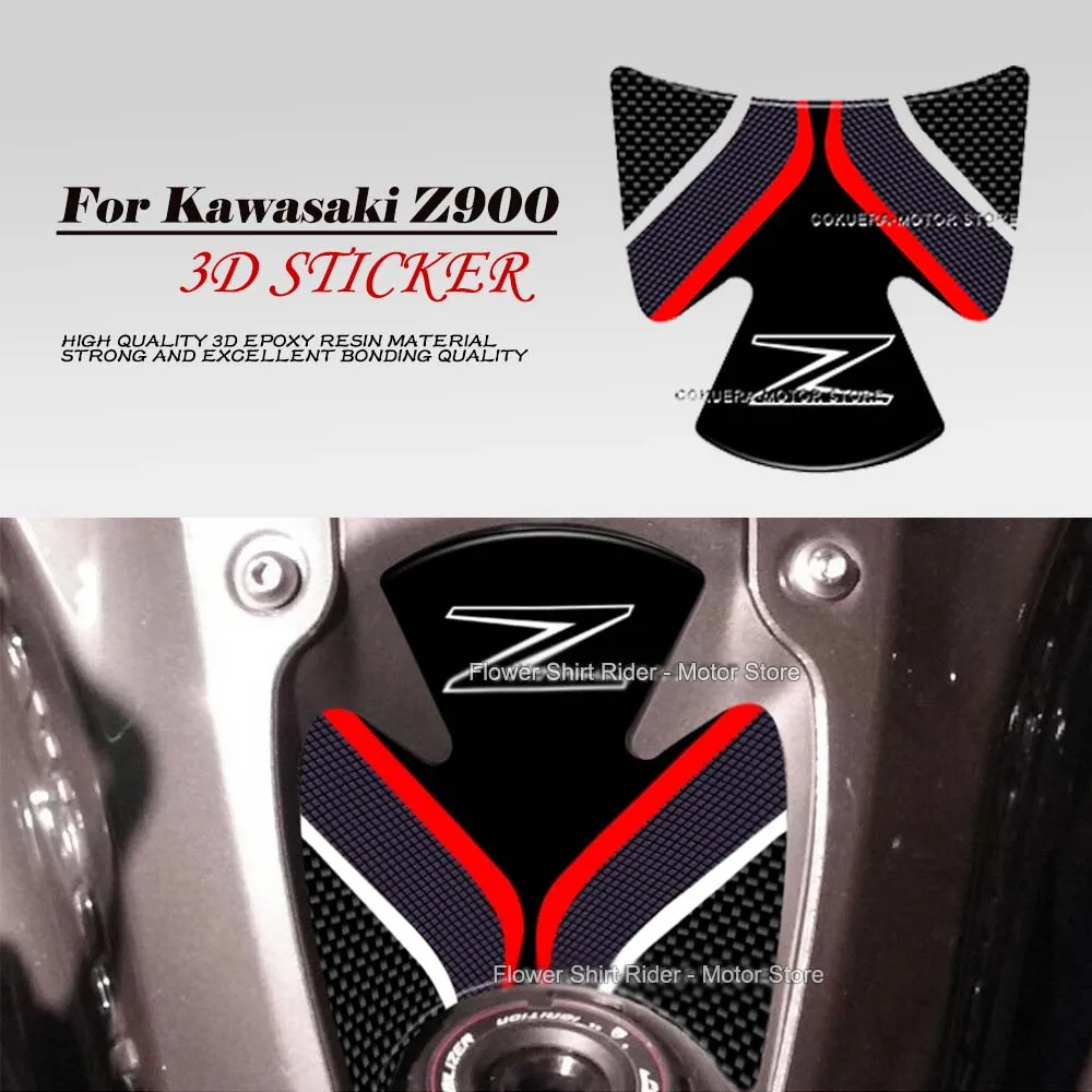 

For Kawasaki Z900 Z 900 3D Resin Sticker Waterproof Anti scratch Motorcycle Area Key Ignition Protective Sticker