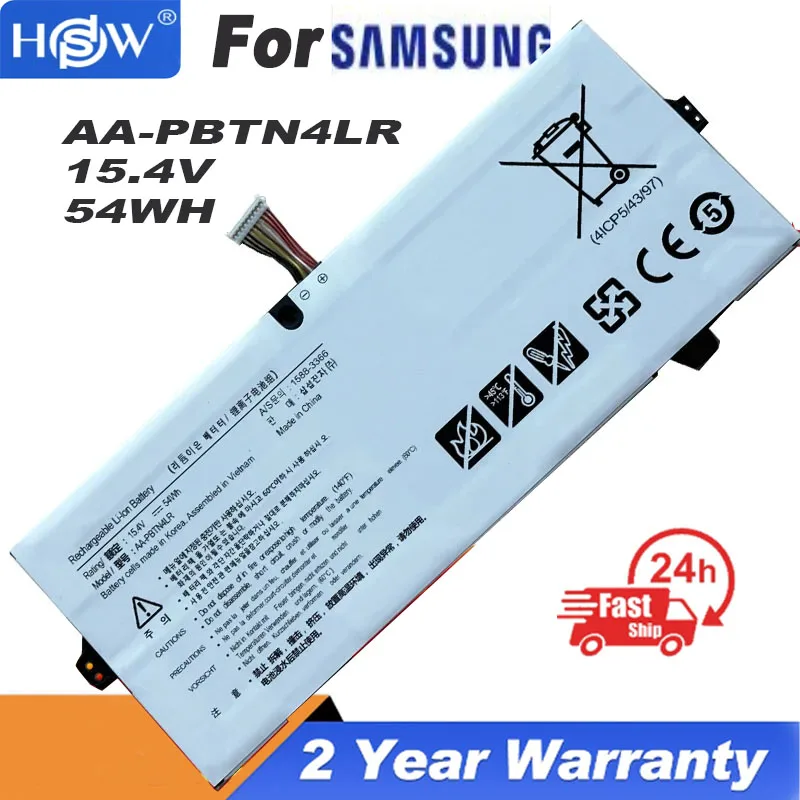 AA-PBTN4LR BA43-00 Laptop Battery For Samsung NP940X5M-X02US NP940X3M-K01US NOTEBook 9 PRO 15 NP940X5N NT950QAA 54WH