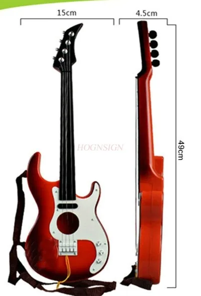 Simulated oversized children's musical instrument Guitar Bass toy Super good pitch 0.48 true play