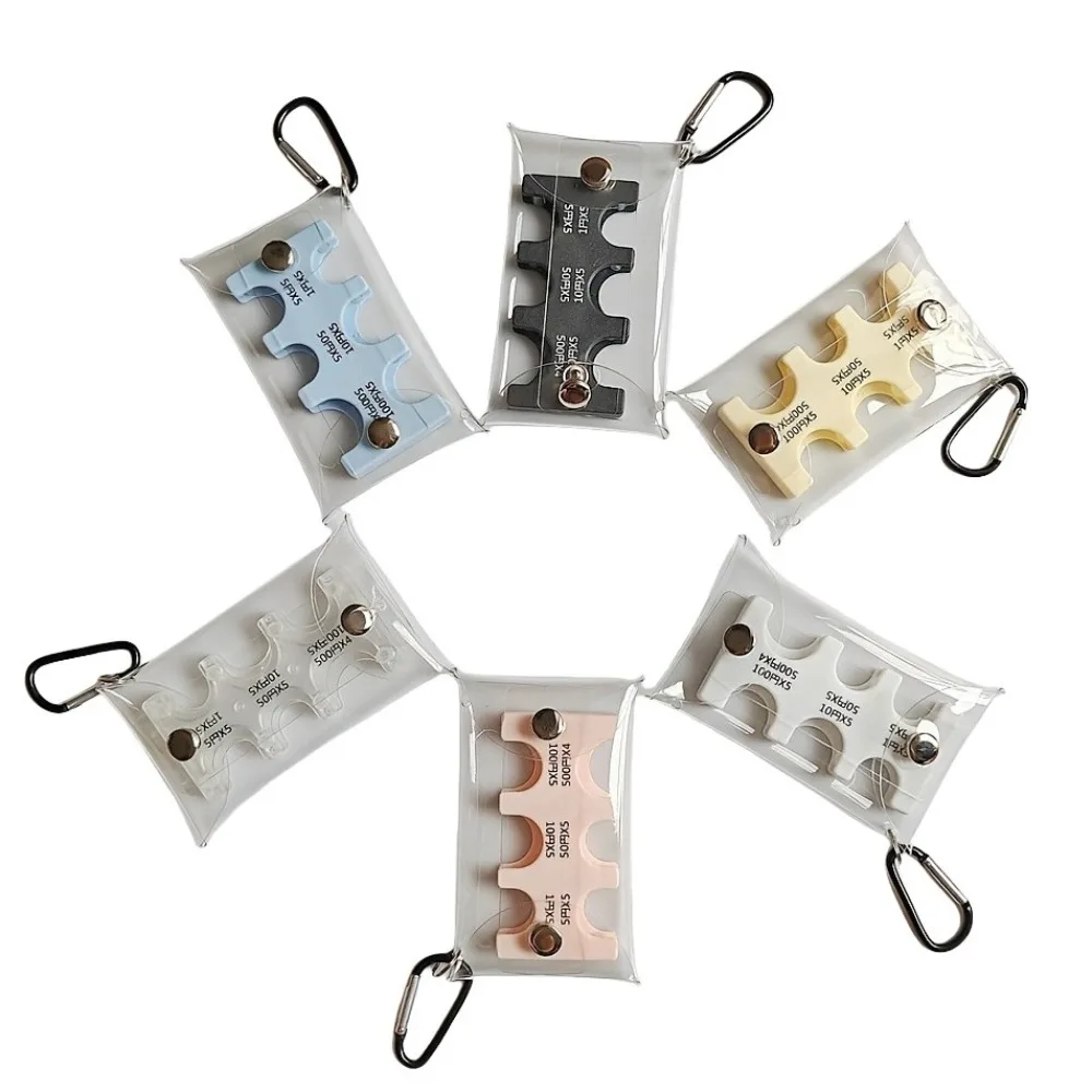 

Прозрачный полиэтиленовый пакет из ПВХ, японский держатель для монет, карман для монет, альпинистский брелок, ящик для хранения монет, прозрачный многопозиционный чехол