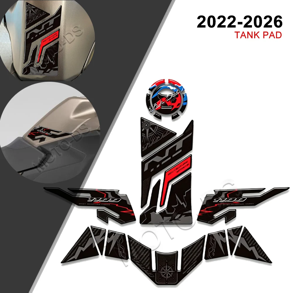 

New Motorcycle For NT1100 NT 1100 DCT Sport Tourer Fuel Tank Pad Protector Stickers Decorative Decals 2022-2026
