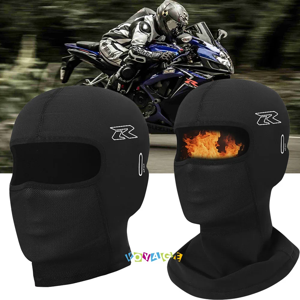 For SUZUKI GSXR 125/150/600/750/1000 GSX-R Balaclava Neck Full Face Mask Motorcycle Windproof Dustproof Face Shield Accessories