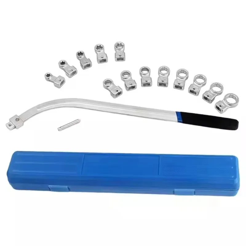 

15-Piece Adjustable Wrench Auto Repair Tool Car Engine Belt Pulley Idler Tensioning Special for Disassembly and Assembly