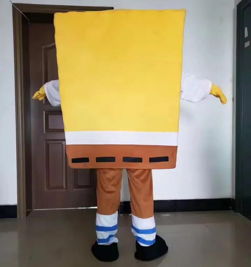Cartoon Gelber Löffel Baby Maskottchen Kostüm Erwachsene Cosplay Heiße Charaktere Seestern Krabbe Kostüm Anzug Karneval Party Event Prop
