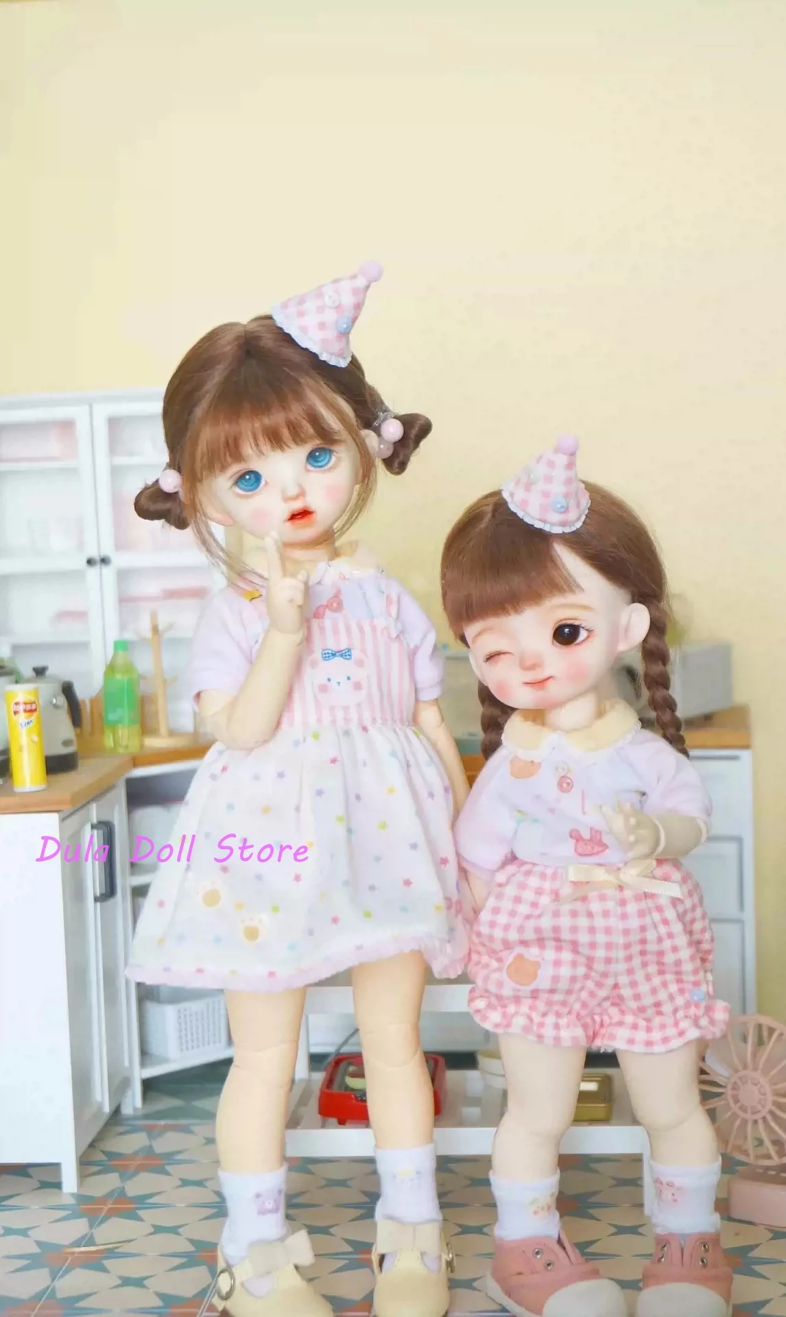 Dula Doll Clothes Dress Cute day outfit Azone Licca ICY JerryB gl4 1/6 6 points Bjd Doll Accessories