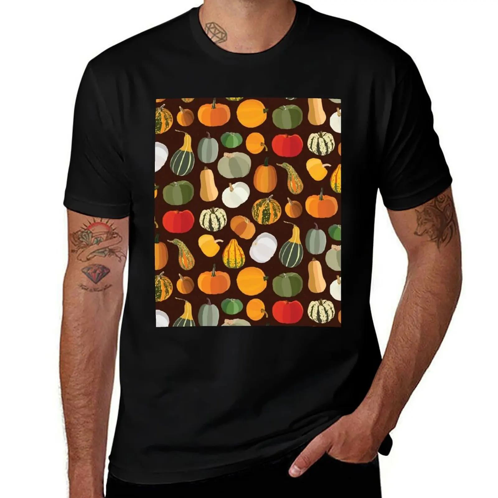 

Pumpkins T-Shirt new edition Short sleeve tee vintage graphic tee Men's t-shirt