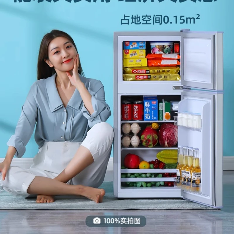 

LH household small rental dormitory mini small apartment single double door small refrigerator