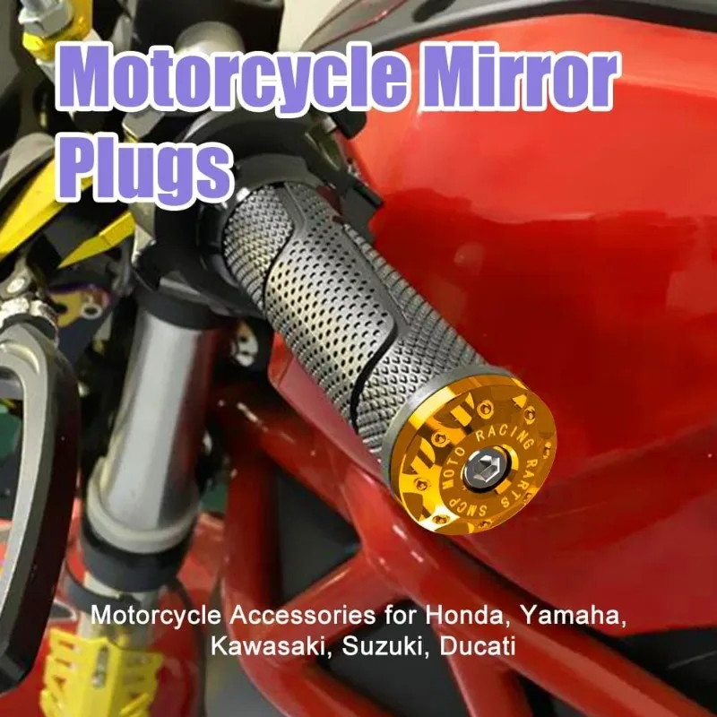 17mm Inner Diameter Motorcycle Electric Vehicle Handle Bar Ends Grips Moto CNC Metal Handlebar Motor Bike Grips Bike Accessories image 5