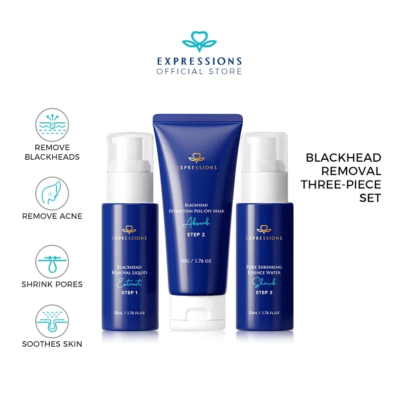 

EXPRESSIONS BLACKHEAD TRILOGY SET PORE PURIFICATION AND OIL-WATER BALANCE