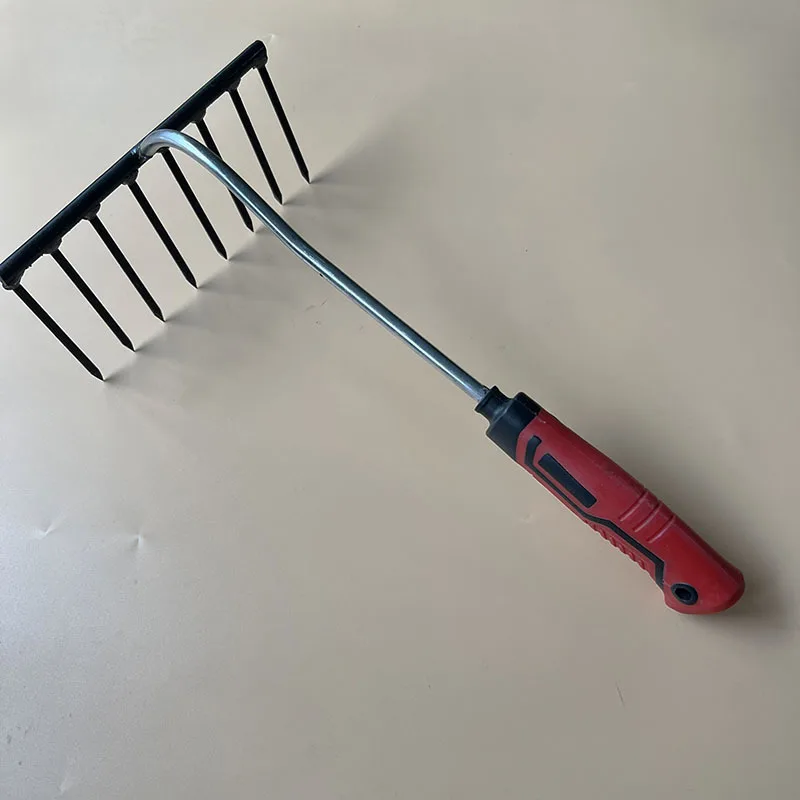 

Seaside beach clams shells digging oyster crabs water grass rakes, sea tools catching sea raking grass