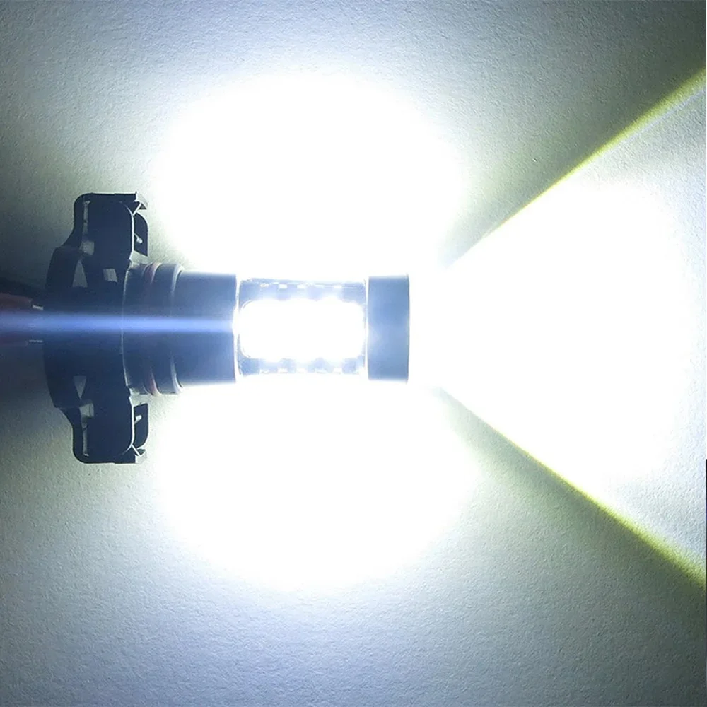 1Pair PSX24W H16 EU PSX26W P13W High Quality LED Auto Lamp Car Anti Fog Light Bulb 6000K White Daytime Running Lamp DRL
