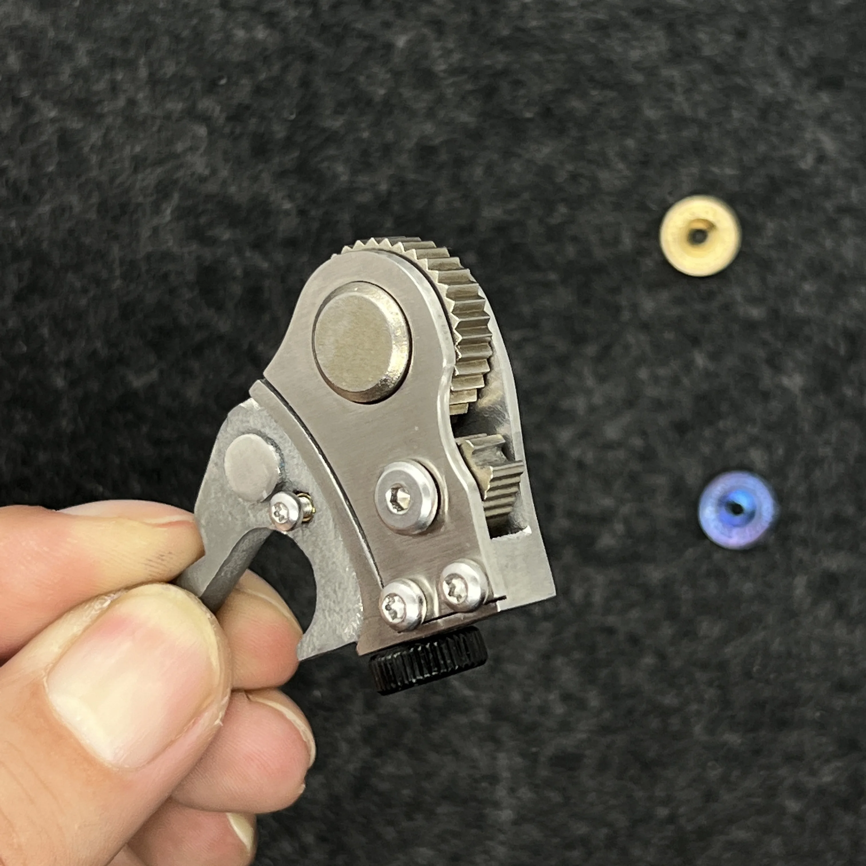 

1 шт., нержавеющая сталь 36, трещотка 6,35 мм, держатель бит для Leatherman Skeletool, аксессуары для самостоятельного изготовления с ЧПУ, MOD