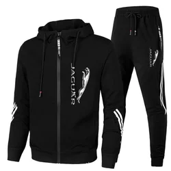 2024 New Men's Casual Suit Outdoor Fitness Jogging Sports Suit Men's Hoodie + Pants Set (S-4XL) New in Men's Sets Sports Suit