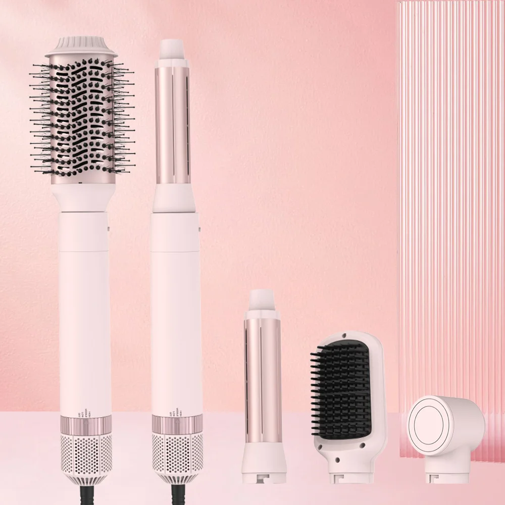 New-Arrival Electric Hair Brushes Blow Drier 5 in 1 Hair Dryer Brush 800W One Step Hot Air Brush for All Type Hair Styler Tools