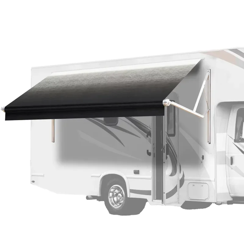 Motorized Camping Awning for Awnlux Retractable Aluminum RV Exterior Accessories for Camper Caravan Power RV Awning