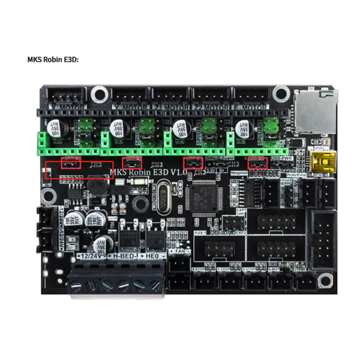 SMIEA MKS TMC2226 ステッピング モーター ドライバー ヒートシンク付き 超静音ドライバー TMC2209 TMC2208 3D プリンター アクセサリーを交換
