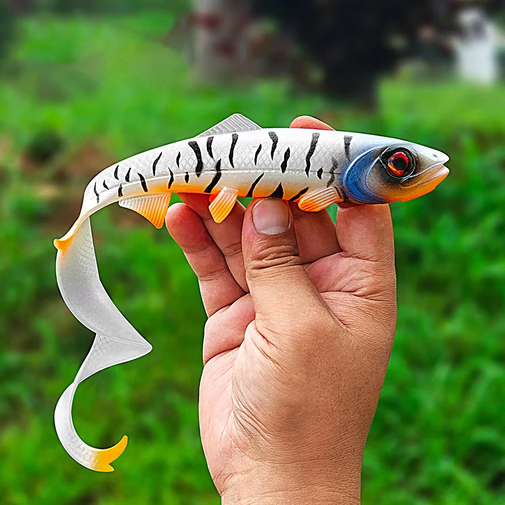 

Spinneret 17.5cm/22cm Artificial Bait Soft Plastic Bait T-tail Bait