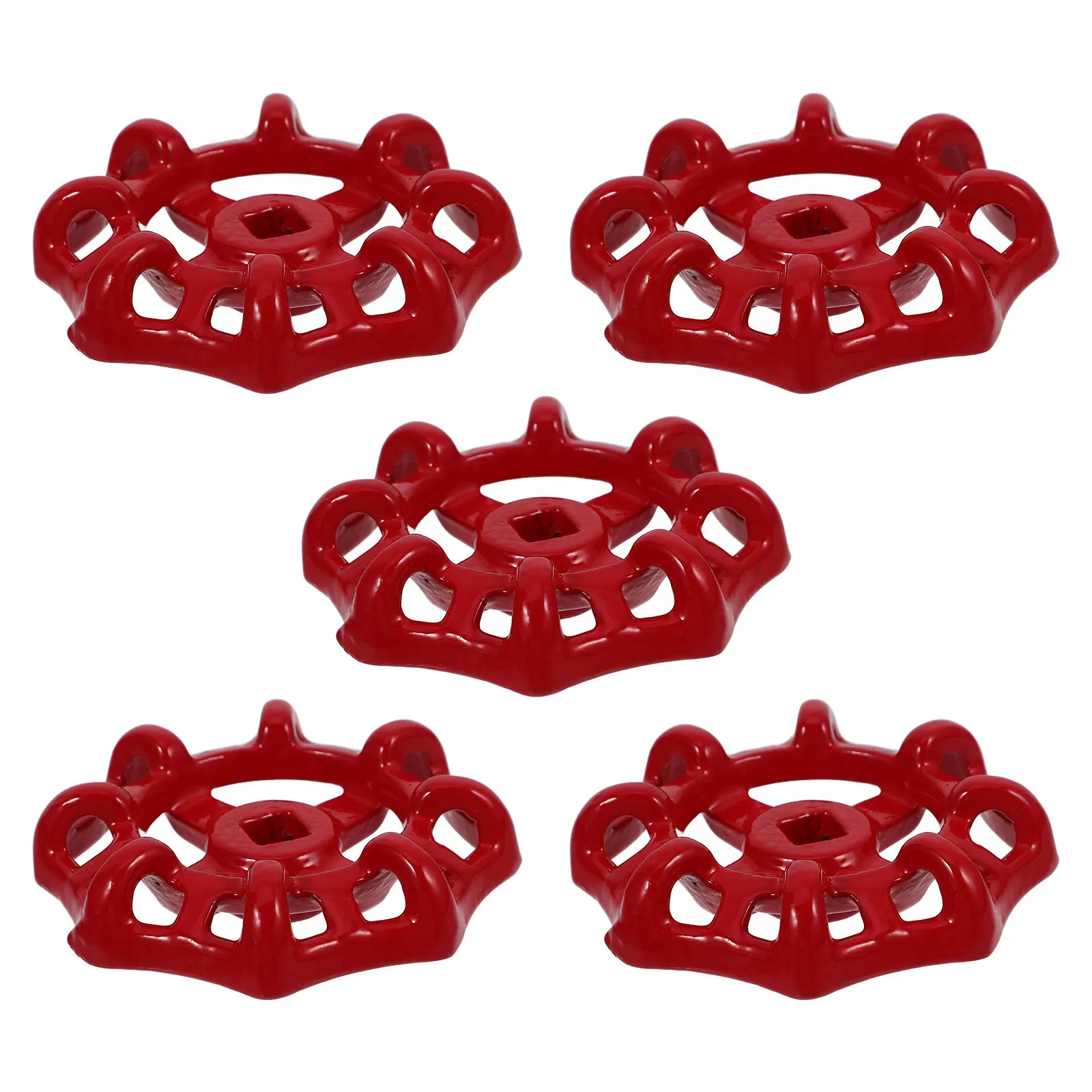 

5Pcs Handles Outdoor Faucet Spigot Handle Replacement Metal Gate Valve Wheel Handle for Garden Use Shutoff Handles