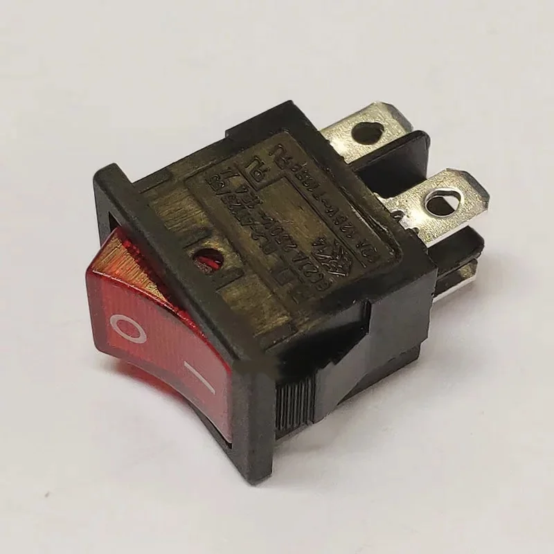 1~5pcs/lot Ship-shaped switch 4-pin 2-position red lamp rocker switch 250V 6A LCD TV power switch RL3-4