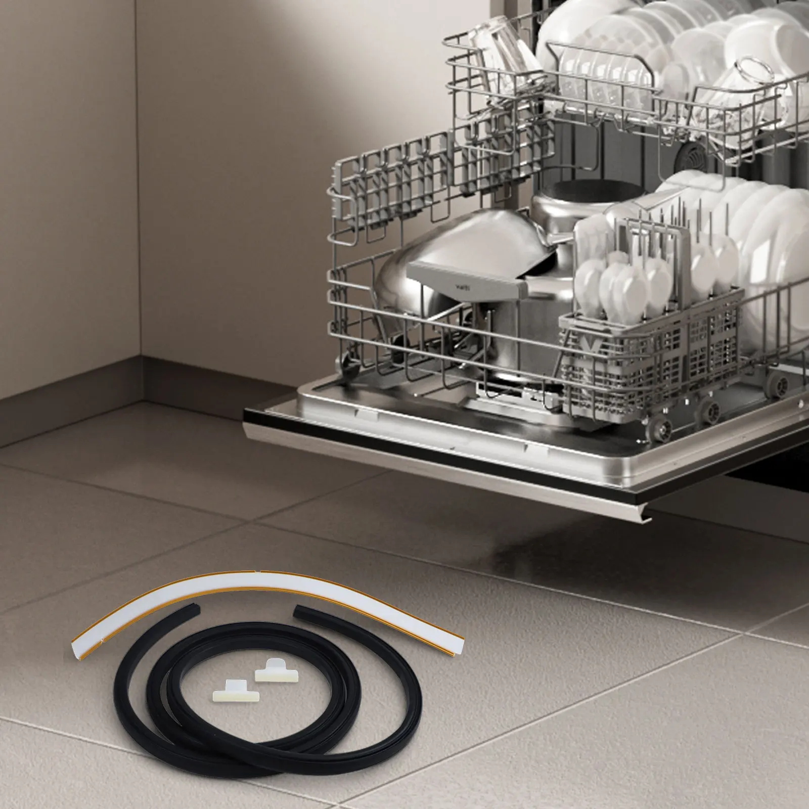 Dishwasher Maintenance Essential Easy Install Sealing Kit Compatible with Various Part Numbers Effective Solutions