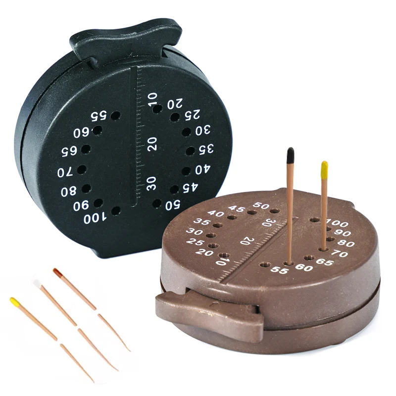 1pc Dental Endo Ruler Gutta Percha Measuring Cutter Base Round Endodontic Gauge Scale Calibrating Measuring Base Dentist Tool