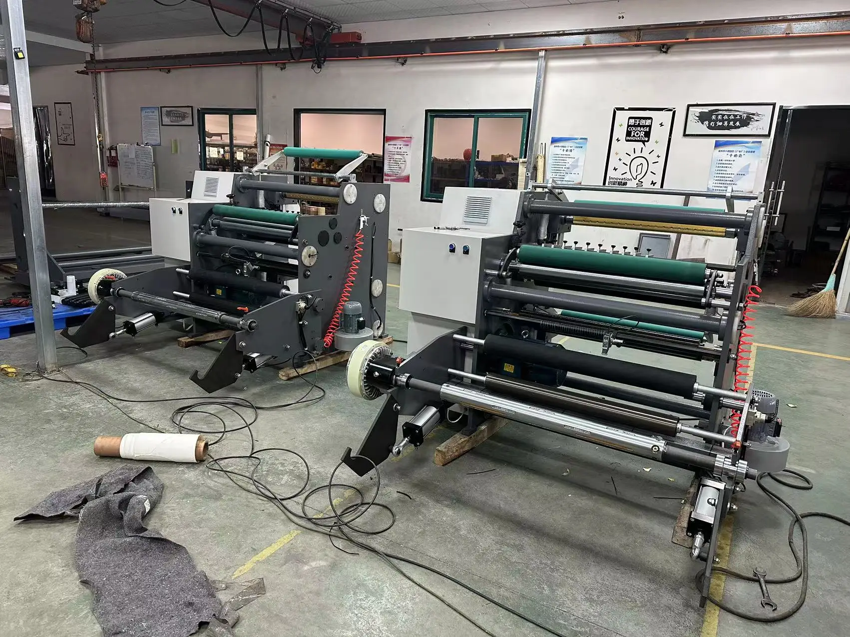 FQ-800A High Speed Automatic BOPP PVC PET PE PP Film Paper Slitting Rewinding Machine