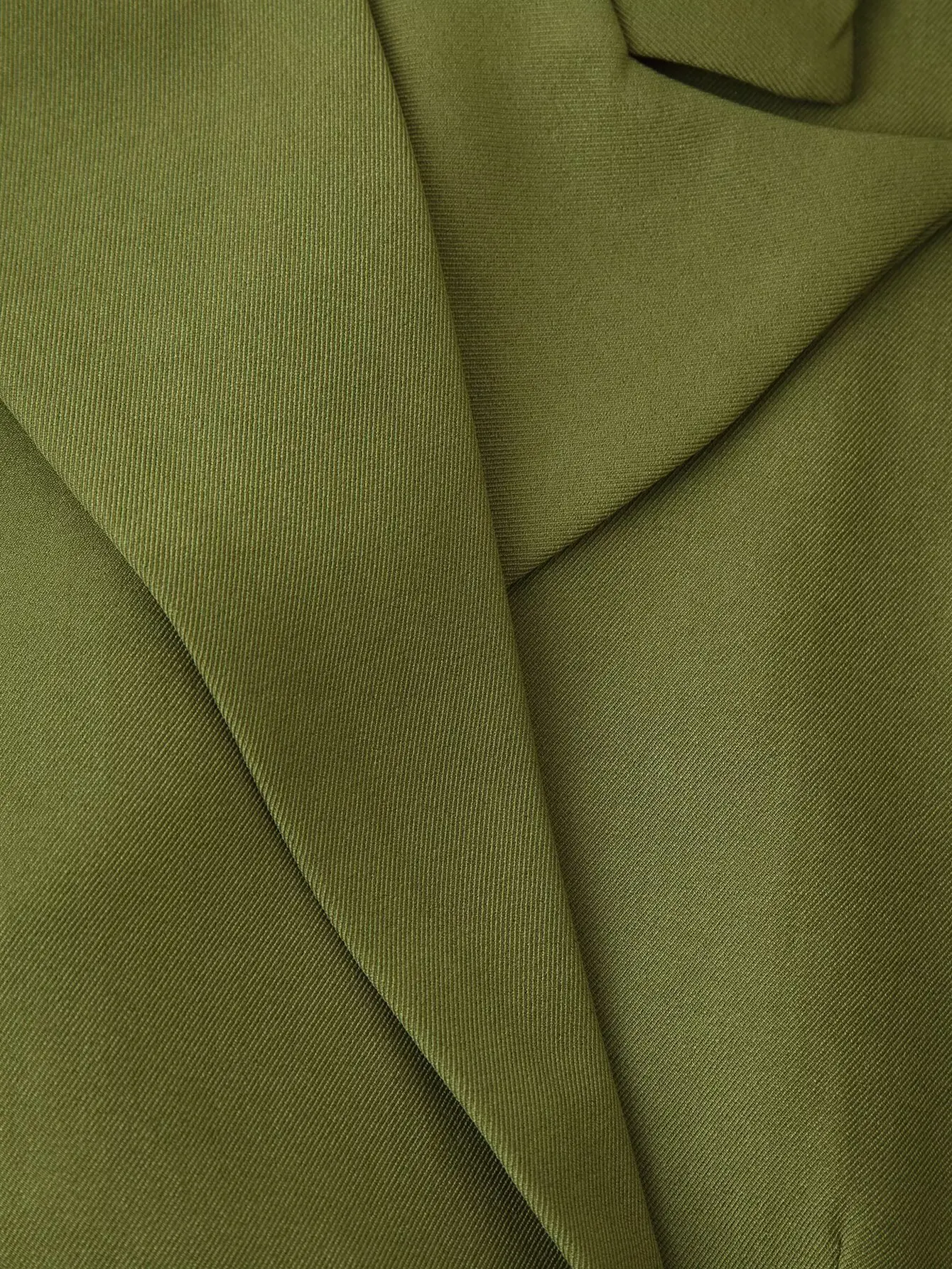 Suninheart Olive Green Asymmetric Blazer & Pants Set – Women's Ruched Waist Suit Two Piece Office Lady Autumn Fashion