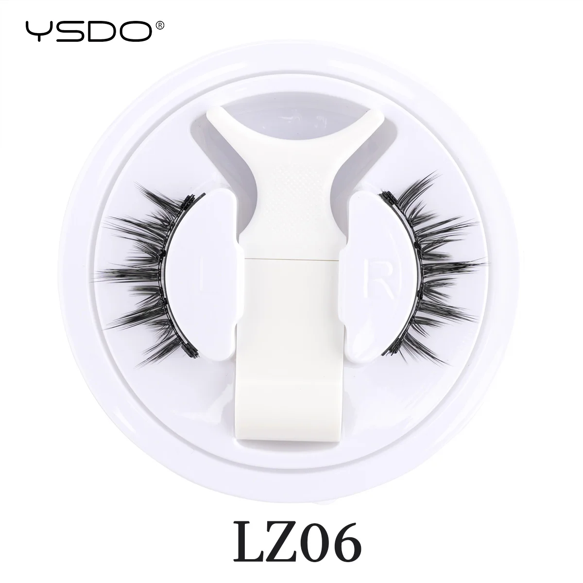 1 Pair Magnetic Lashes No Glue Needed Handmade Premium Natural 3D Magnetic Reusable Eyelash 3-Step Press On False Eyelash