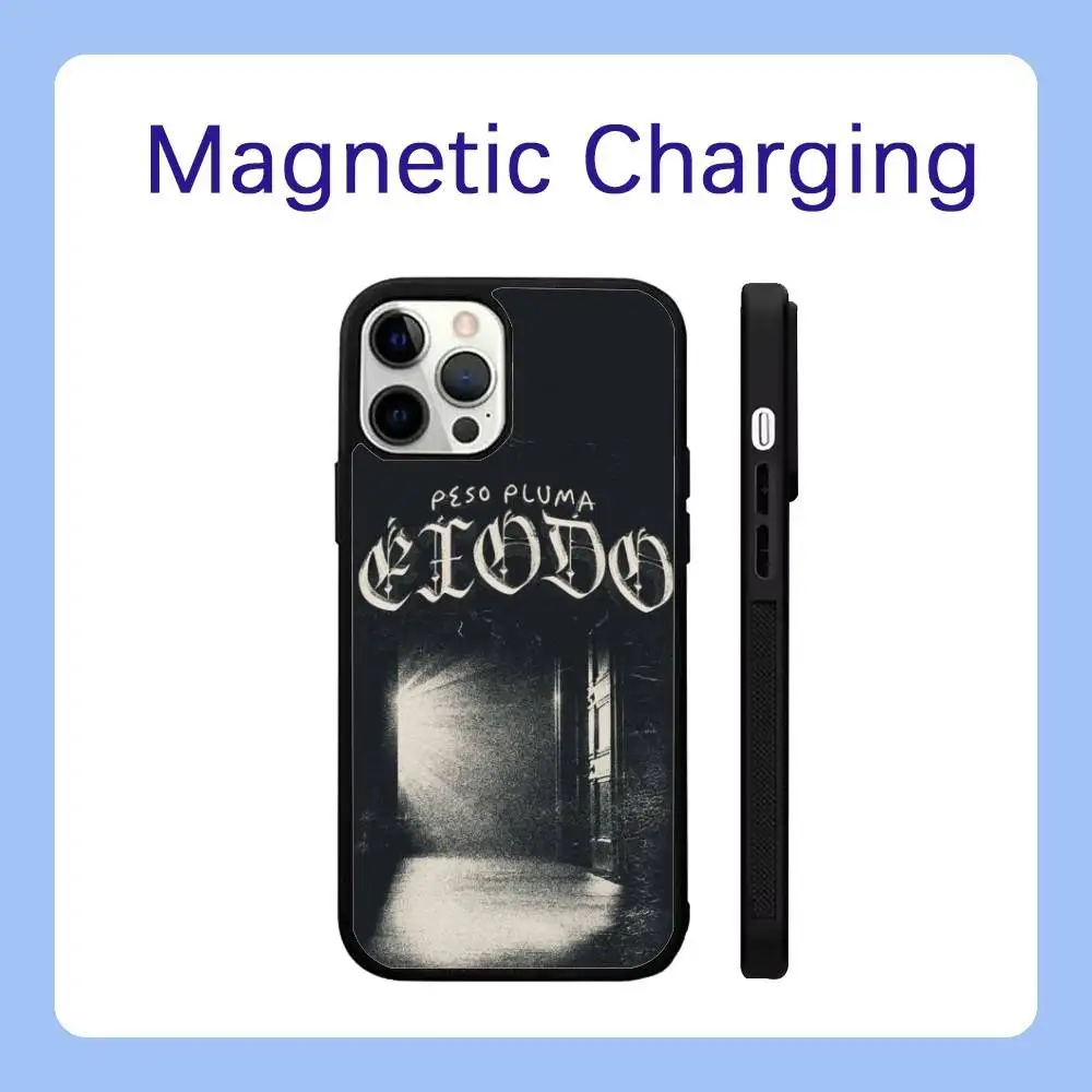 حافظة هاتف Peso Pluma EXODO GENESIS لهاتف iPhone 17,16,15,14,13,12,11,Pro,Max,Plus,Air,Mini,SE Magsafe شحن لاسلكي مغناطيسي