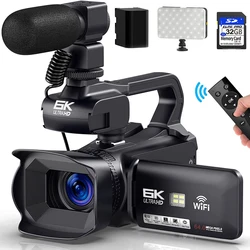 KOMERY YouTube Camcorder 4K Ultra HD camera Camcorders 64MP Streaming Camera 4.0