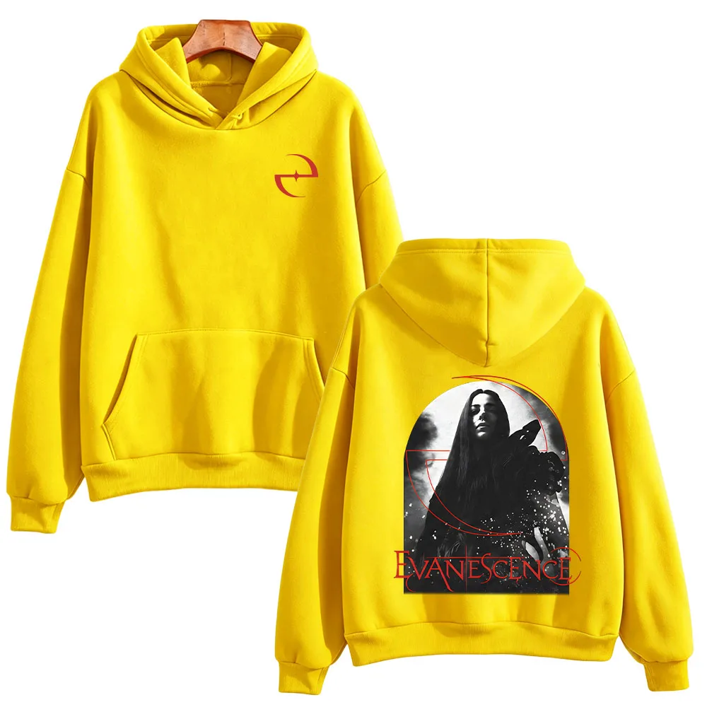 Sanctuary Logo Hoodie Evanescence Rockband Pullover Mode Unisex High Street Sweatshirts Lässige Langarm-Streetwear – Detail 11