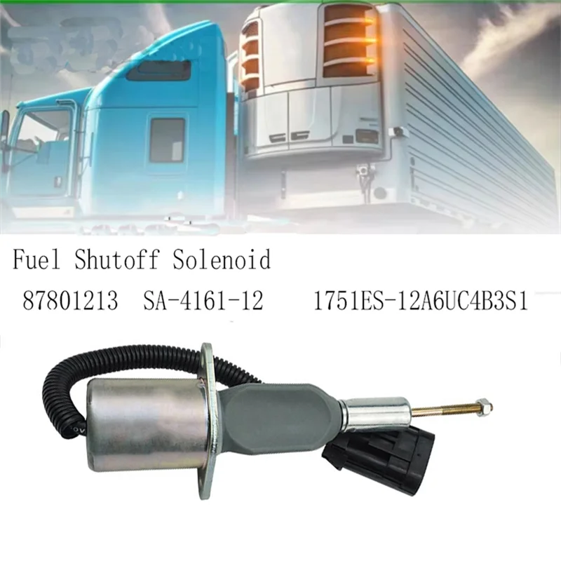 

Discount-SA-4161-12 1751ES-12A6UC4B3S1 12V Fuel Shutoff Solenoid Valve 87801213 For F2NN9D278BA Engine Flameout
