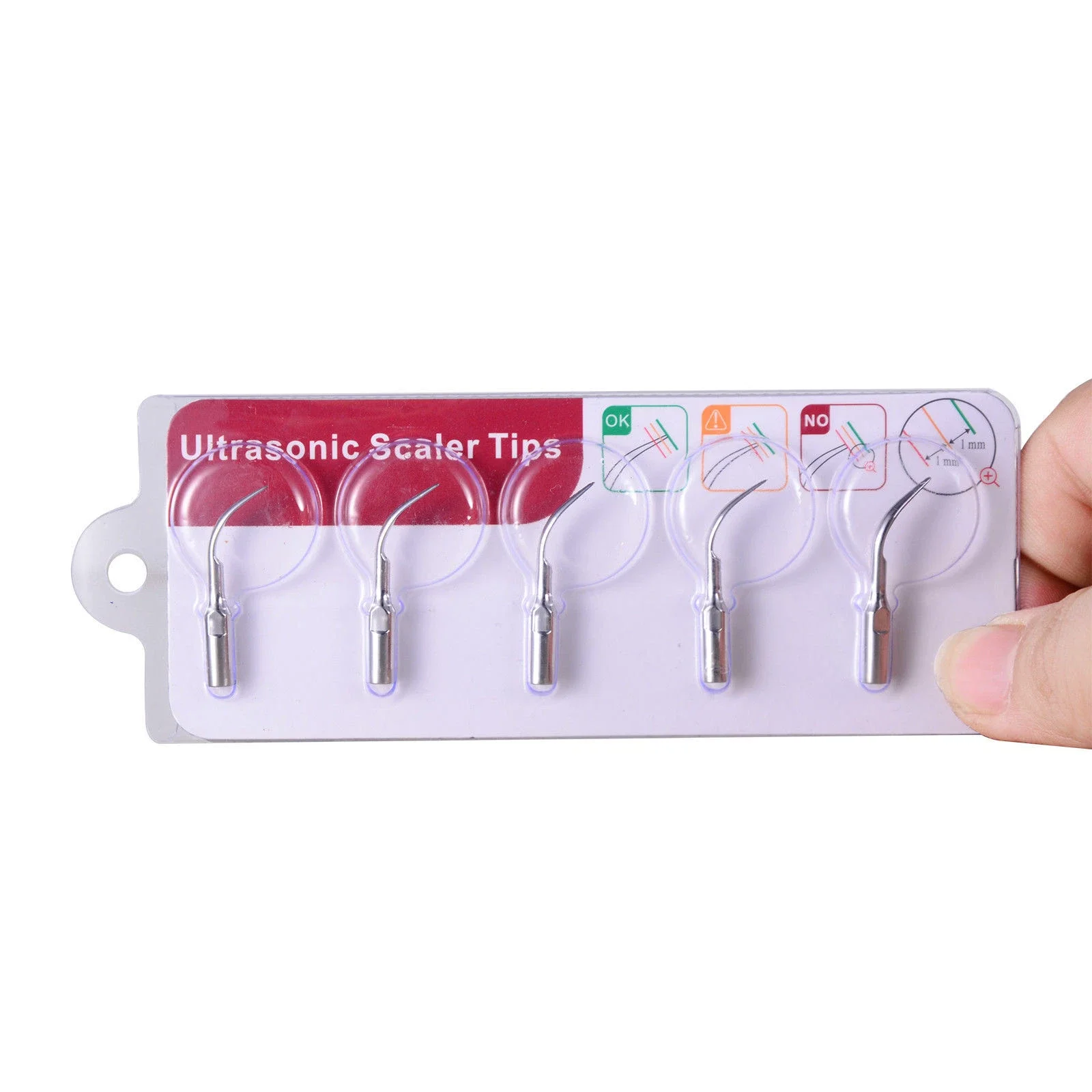 

5Pcs Dental Ultrasonic Scaler Tips Fit For Woodpecker EMS/ DTE Satelec Handpiece Option 18 types