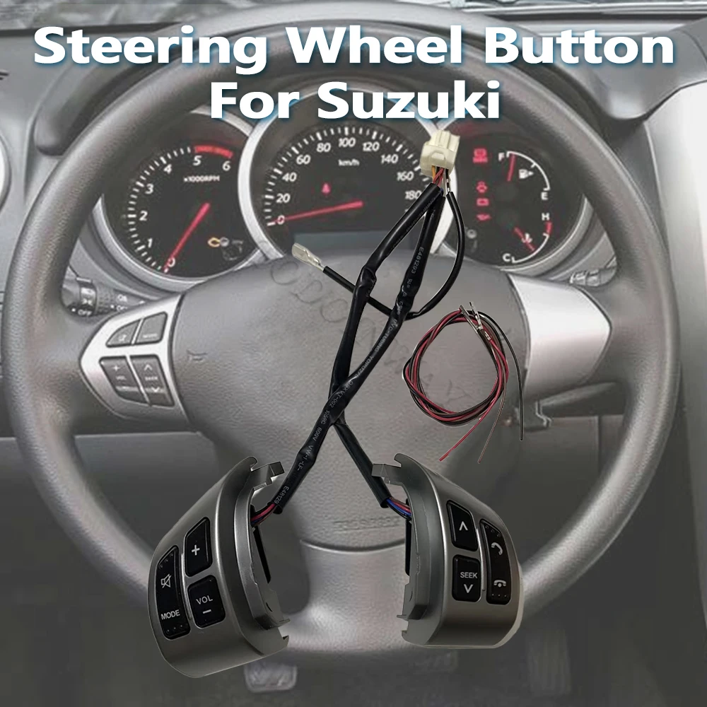 

Многофункциональная кнопка управления рулевым колесом, громкость звука, DVD-телефон, медиапереключатель для Suzuki Swift SX4 2006 Alto 2009, аксессуары