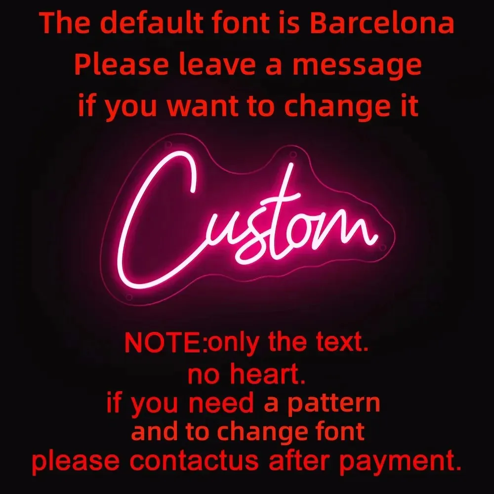 Custom Neon Sign Led Name Light Personalized Name Led Neon Lights Custom Logo Wedding LED Neon Signs Bedroom Wedding Decoration