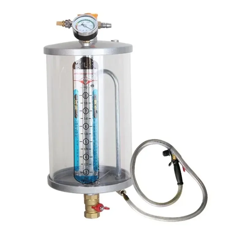 1.6L/Min Pneumatic Oil Extractor Pump with Measuring Cup Quick Fluid Change for Car Truck