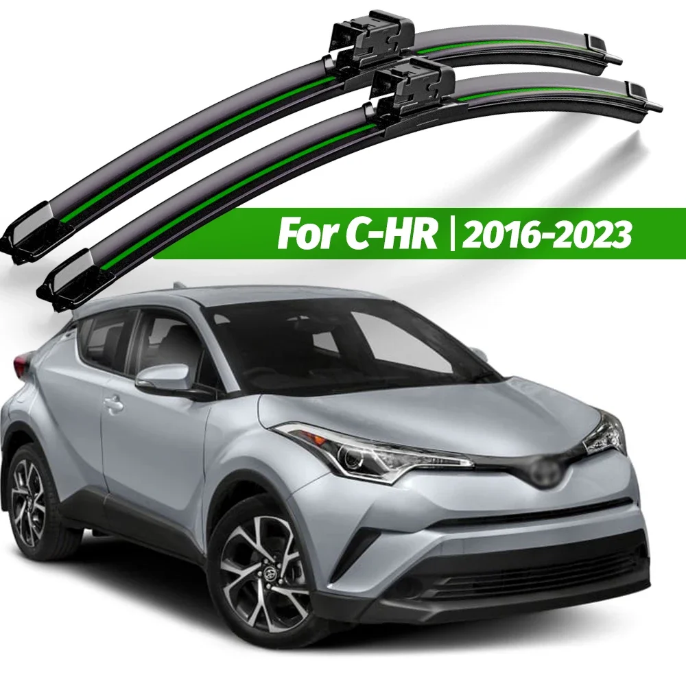 

Wiper LHD Front Wiper Blades For Toyota C-HR CHR 2016 - 2023 Windshield Windscreen Window Brushes 26"+16" Accessories