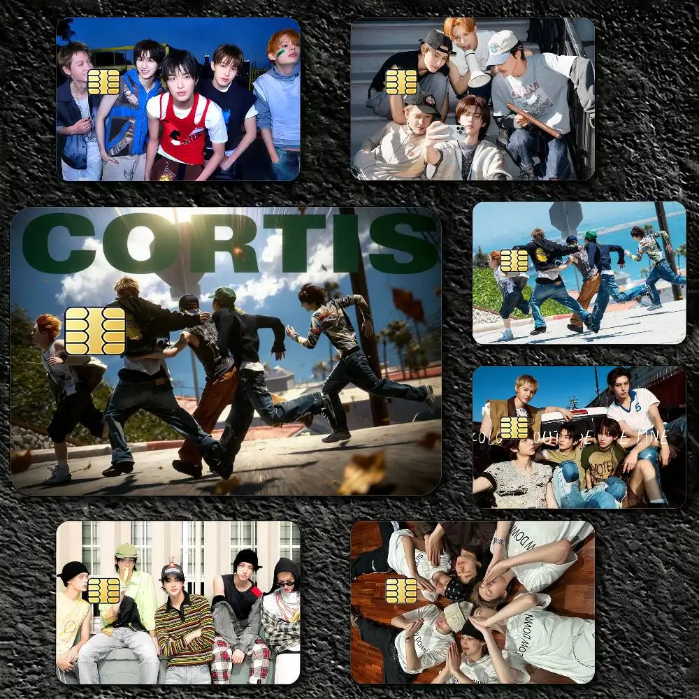 

Y-Young C-Creator C-CORTIS-ES C-Crew Credit Card Skin Stickers For VISA Bank Bus Metro Access Card Protective Film Cover Sticker