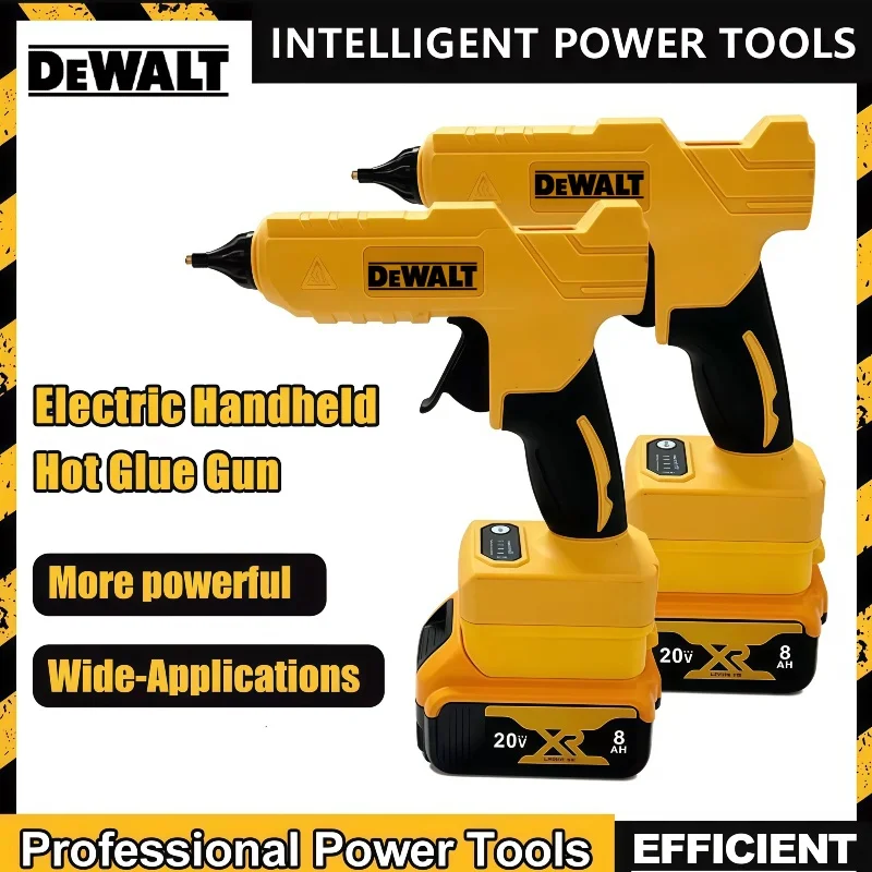 

Dewalt Cordless Electric Handheld Hot Glue Gun Repair DIY Tool Melt Welding Hot Air Gun Anti-scald Nozzle for 20V Battery