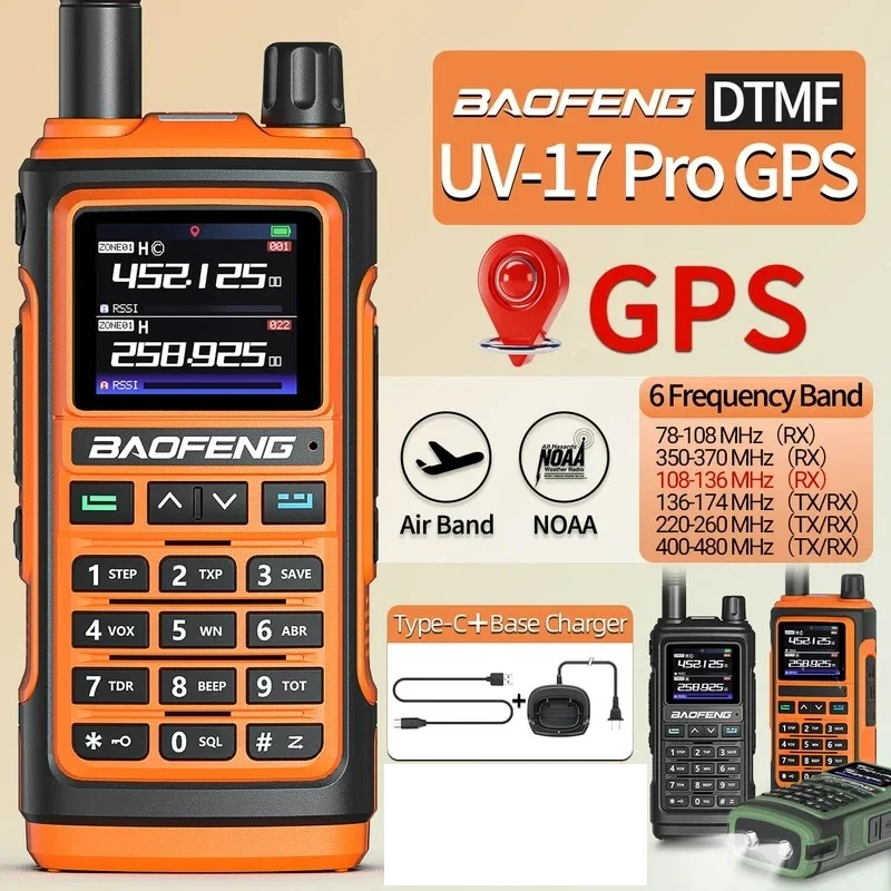 

baofeng UV17pro GPSWireless set radios walki communication radio Two-way transceiver hunting camping long range walkie talkie