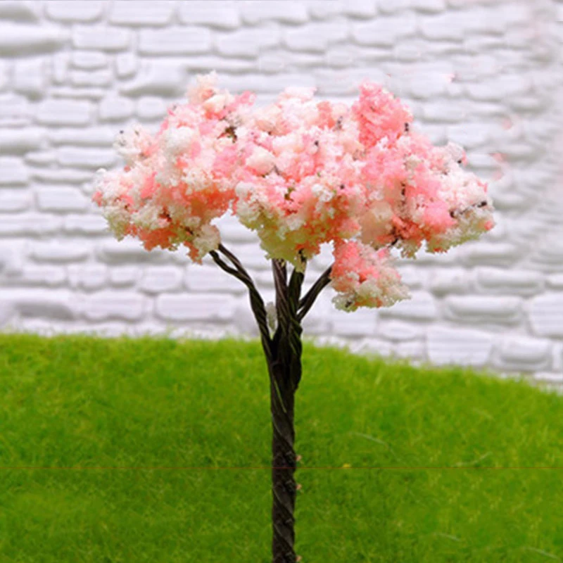 Simulation Plants Miniature Trees Model DIY Landscape Scenery  For Architecture Diorama Craft Railroad Building Kits