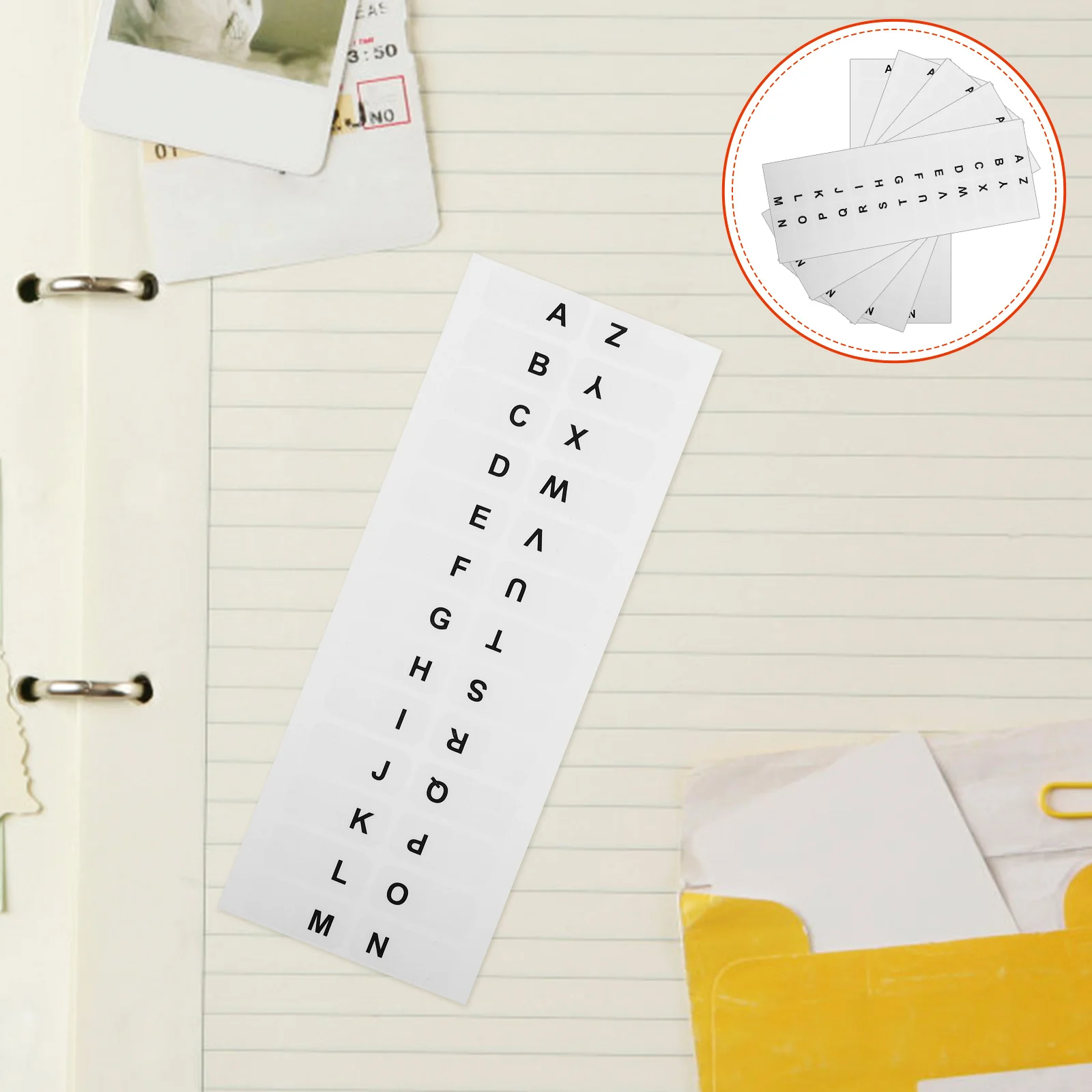 

14 Sheets Alphabet Index Tabs Sticky Page Markers For Notebooks Binders Books Notepad Organizing Labels Convenient Tabs Alphabet