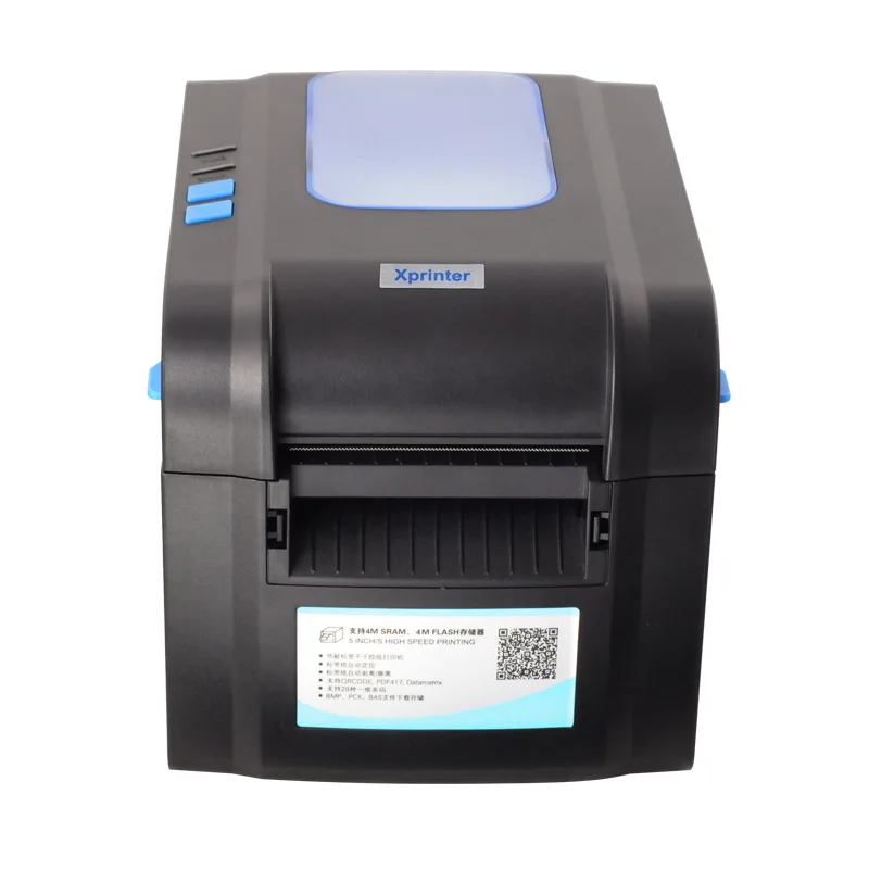 Xprinter 370B USB  direct thermal desktop printer barcode label printer  in supermarket warehouse coffee store For Windows/Linux