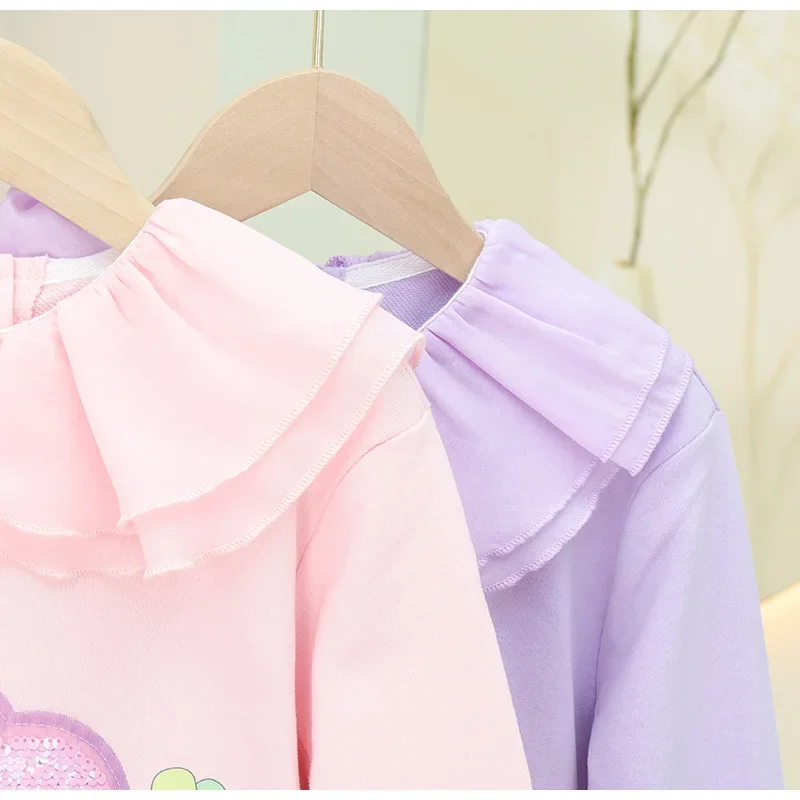 Sanrio Anime My Melody Girl Kawaii Sports Sweater Set Spring Autumn Cute Cartoon Kuromi Fashionable Versatile Sweater Set Gifts