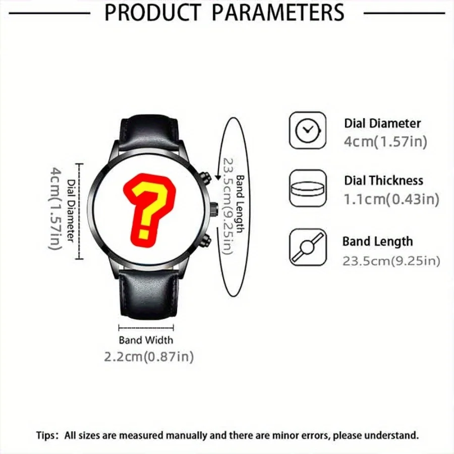 Kotak Misteri Beli 1 Dapatkan 3 Kotak Buta Jam Tangan Kuarsa Dial Bulat Modis 4 Potong Pria Acak Hadiah Natal Baru Teman Keluarga Terbaik