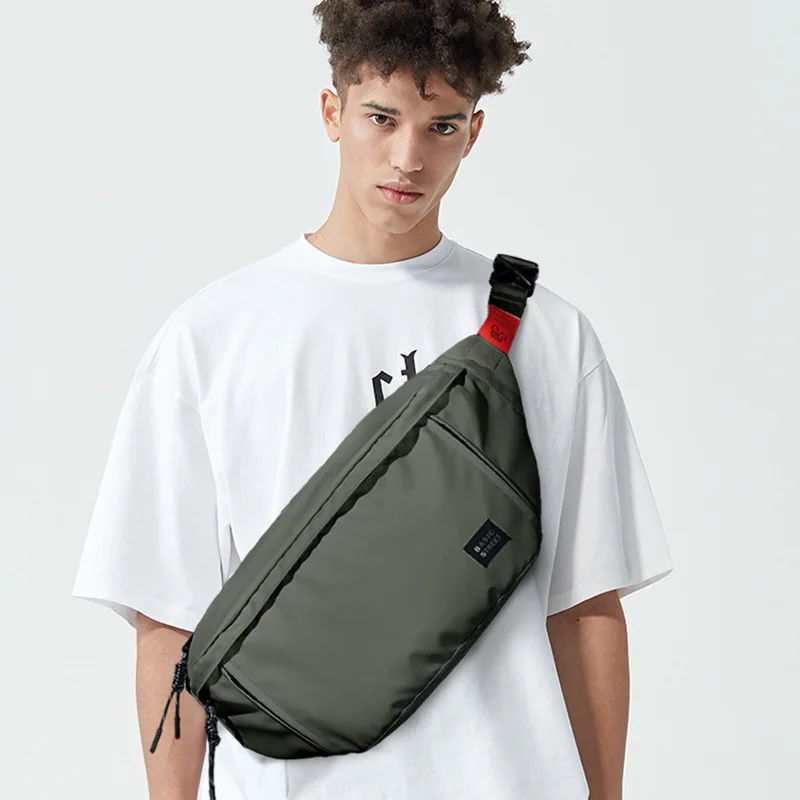 Men's Chest Pack Fashion Messenger Bag Waist bag Outdoor Sports Cross Shoulder bags Pack High Quality Waterproof Casual Waist 가방