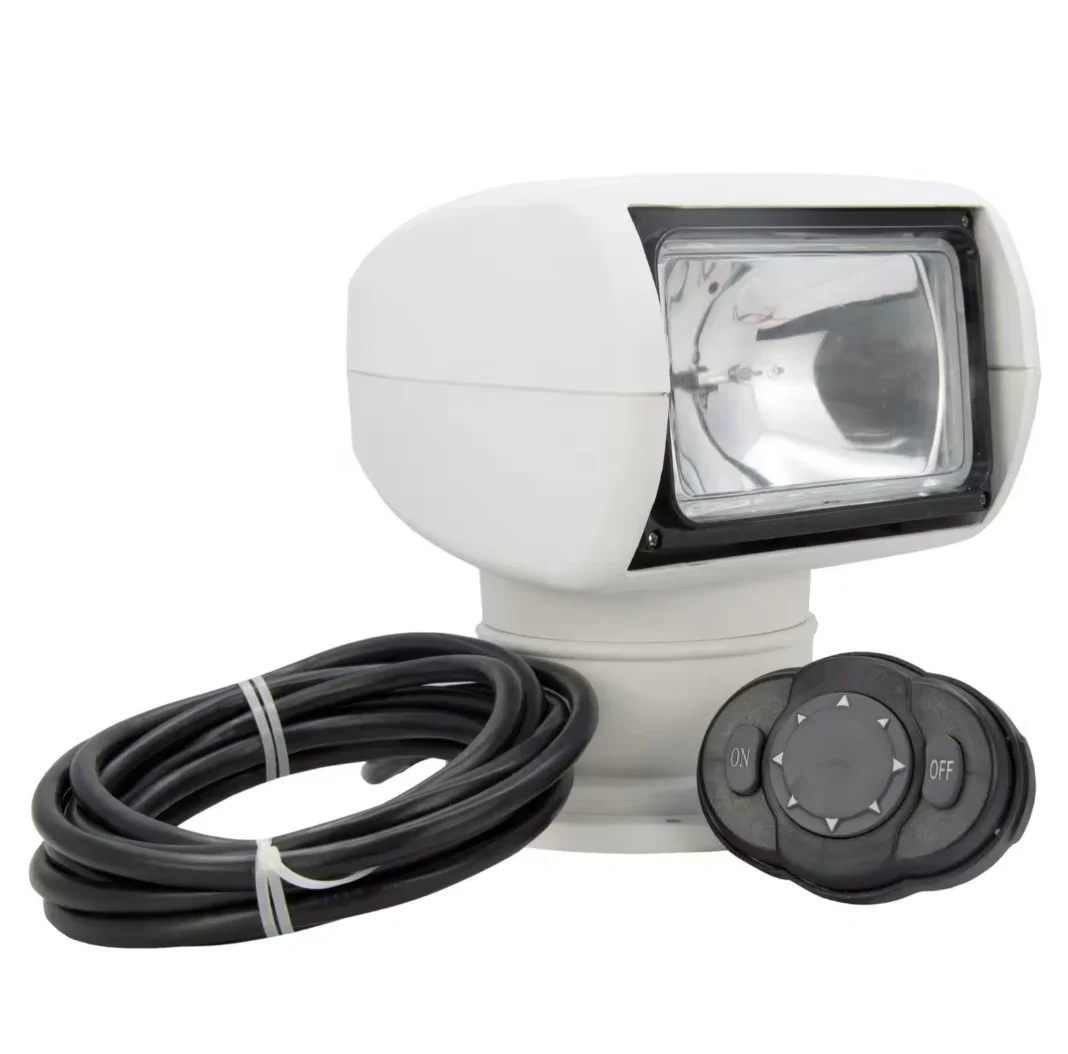 Plastic Remote Control Searchlight with Shock Absorber for Yacht and Speedboat